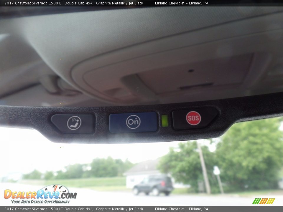 2017 Chevrolet Silverado 1500 LT Double Cab 4x4 Graphite Metallic / Jet Black Photo #35
