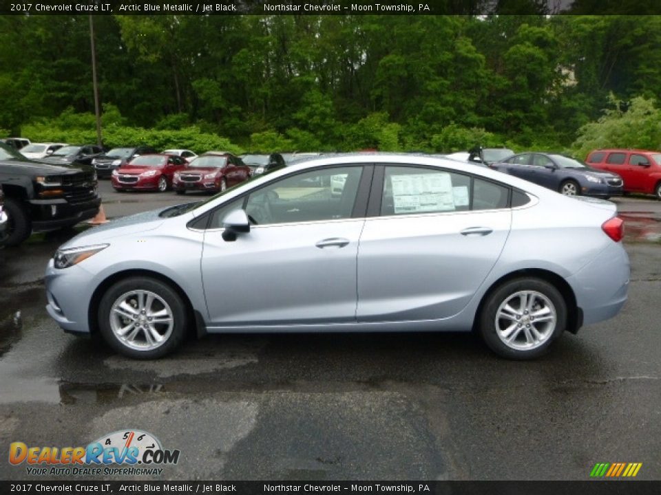 2017 Chevrolet Cruze LT Arctic Blue Metallic / Jet Black Photo #2