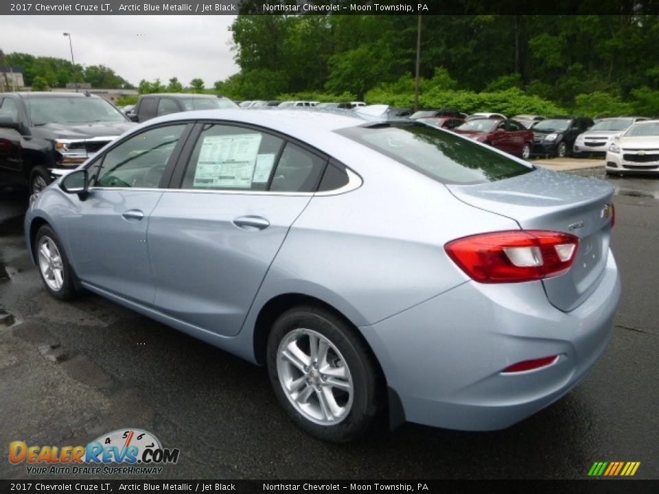 2017 Chevrolet Cruze LT Arctic Blue Metallic / Jet Black Photo #3