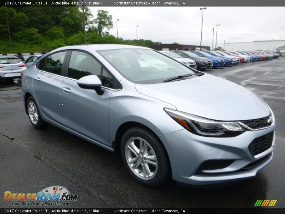 2017 Chevrolet Cruze LT Arctic Blue Metallic / Jet Black Photo #7