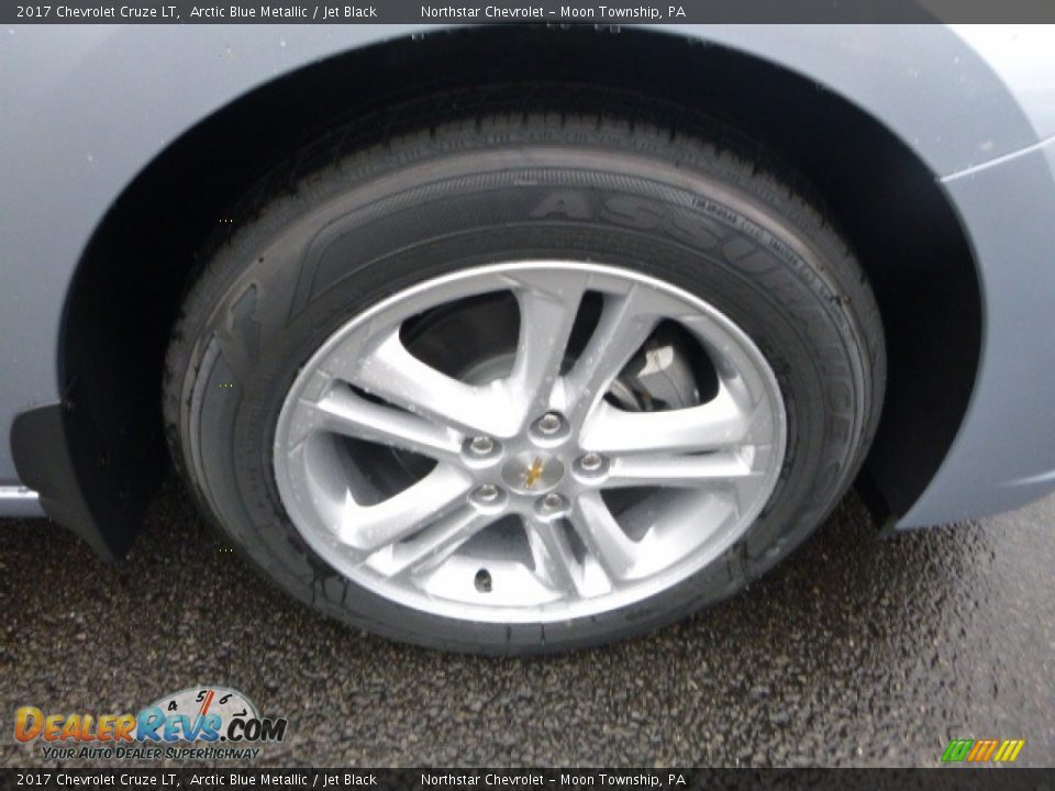 2017 Chevrolet Cruze LT Arctic Blue Metallic / Jet Black Photo #9