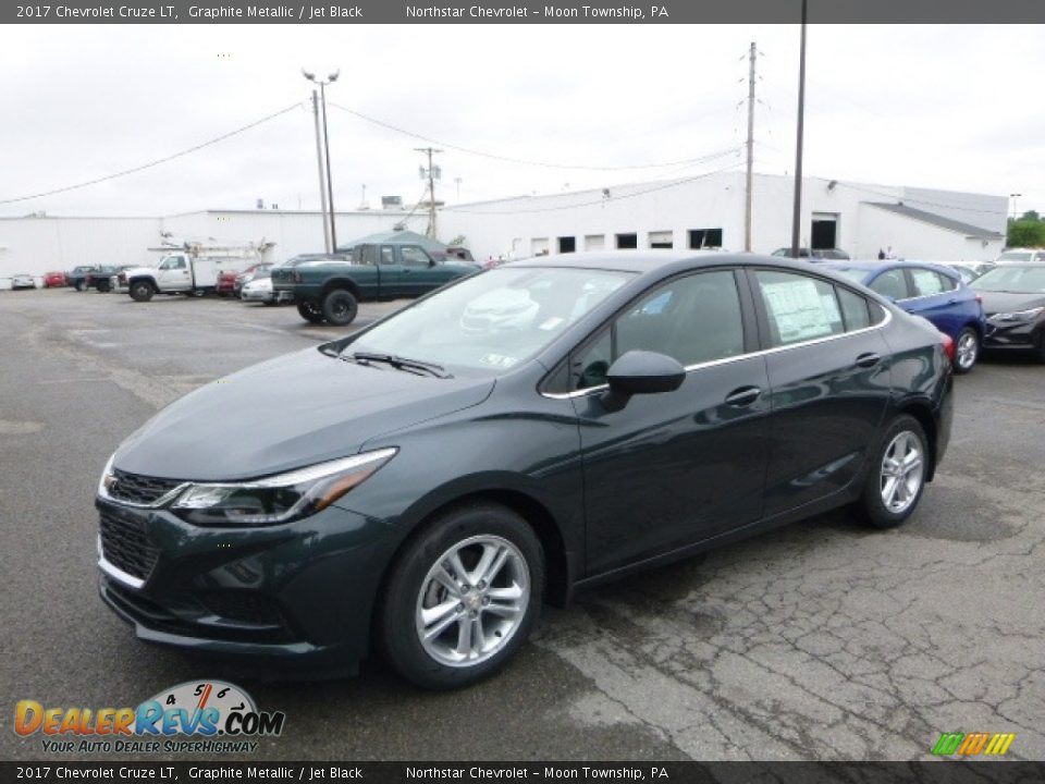 2017 Chevrolet Cruze LT Graphite Metallic / Jet Black Photo #1