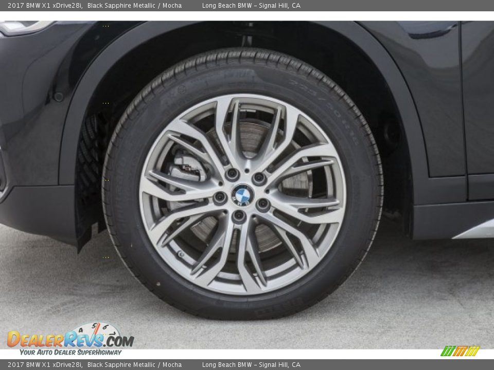 2017 BMW X1 xDrive28i Black Sapphire Metallic / Mocha Photo #9