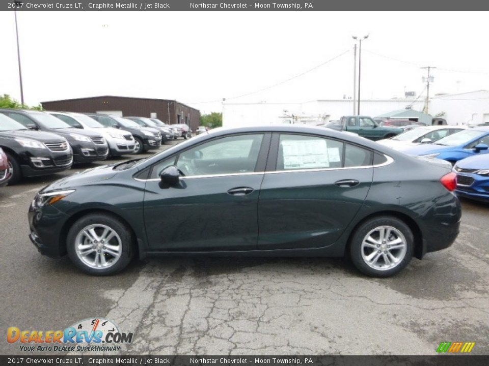2017 Chevrolet Cruze LT Graphite Metallic / Jet Black Photo #2