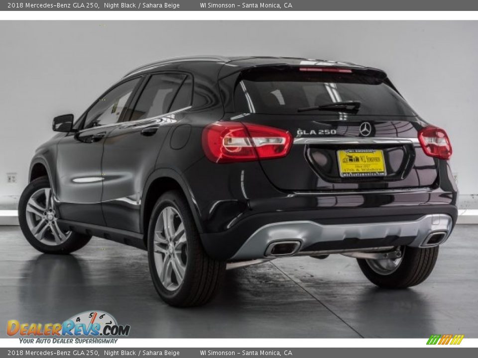 2018 Mercedes-Benz GLA 250 Night Black / Sahara Beige Photo #3