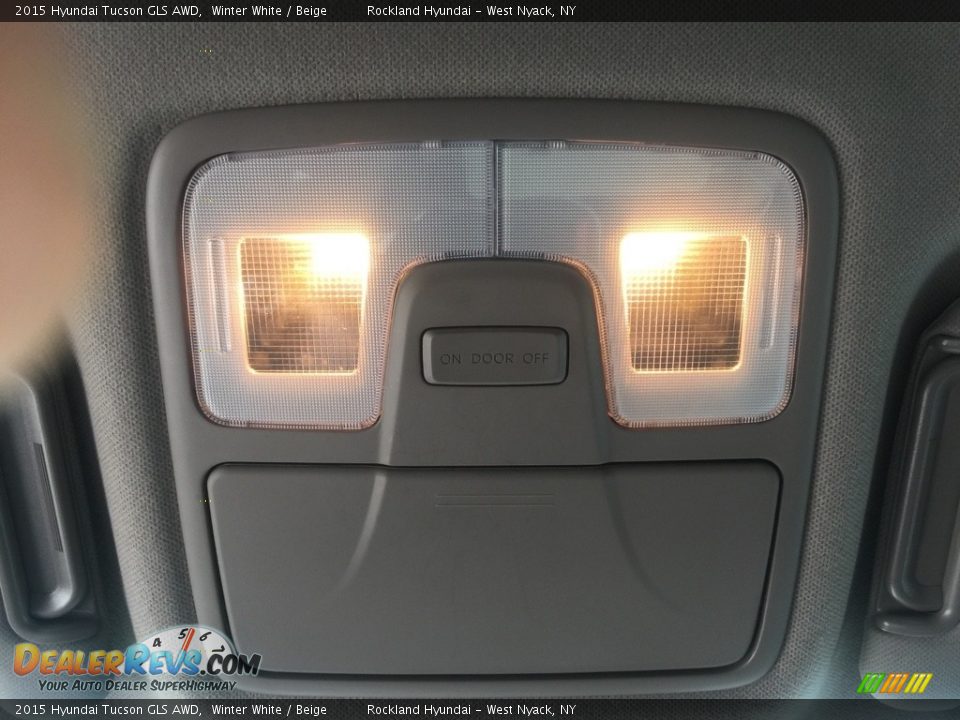 2015 Hyundai Tucson GLS AWD Winter White / Beige Photo #12