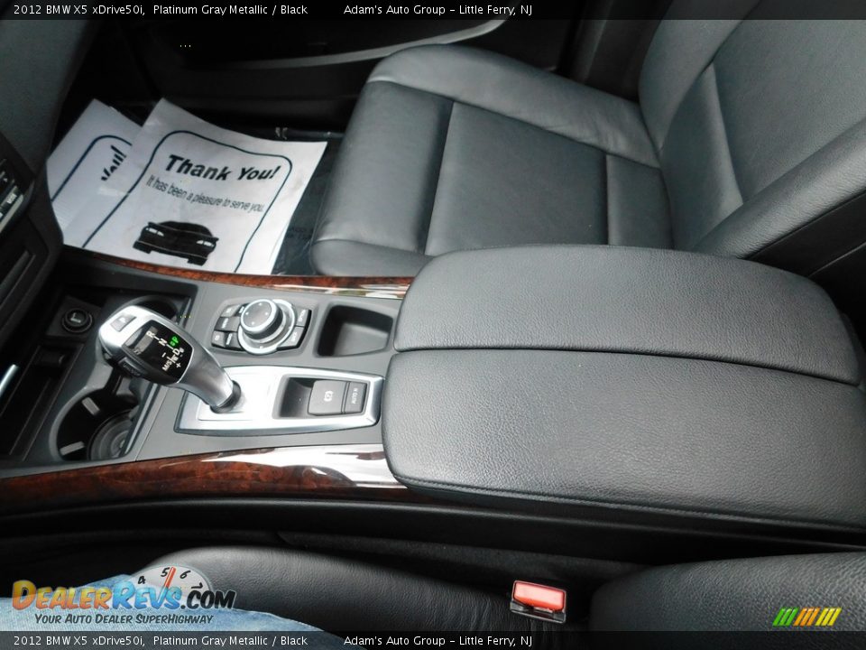 2012 BMW X5 xDrive50i Platinum Gray Metallic / Black Photo #23