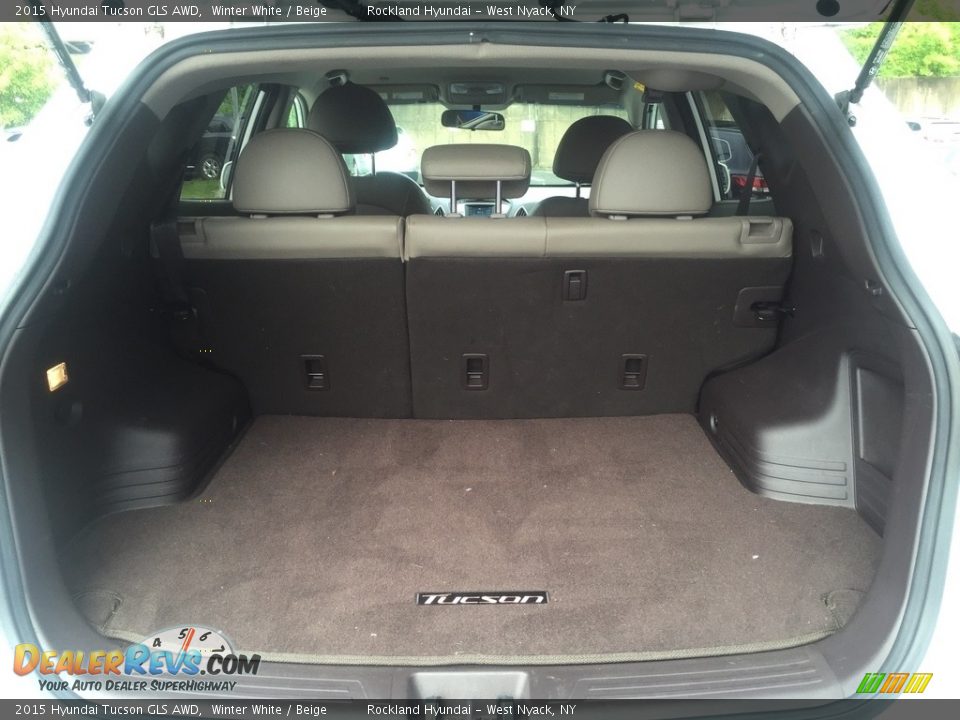 2015 Hyundai Tucson GLS AWD Winter White / Beige Photo #22
