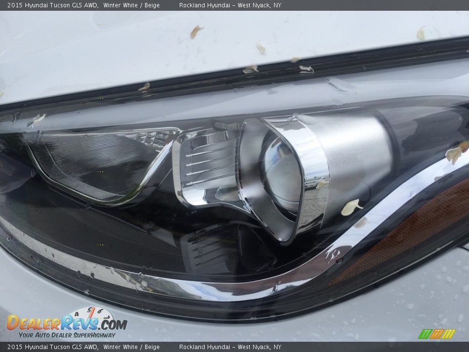 2015 Hyundai Tucson GLS AWD Winter White / Beige Photo #29