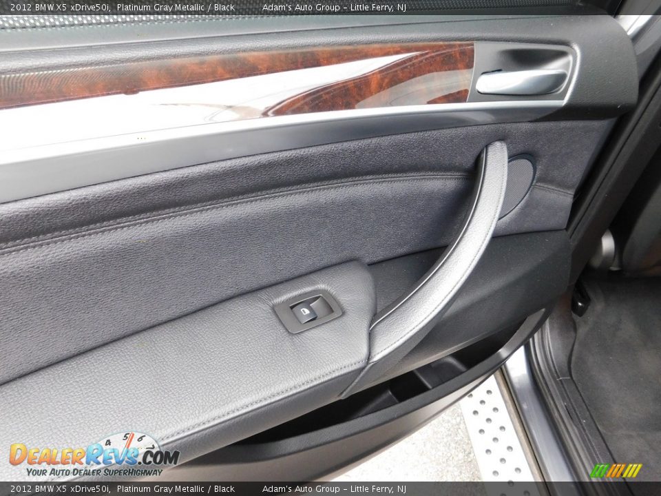 2012 BMW X5 xDrive50i Platinum Gray Metallic / Black Photo #32
