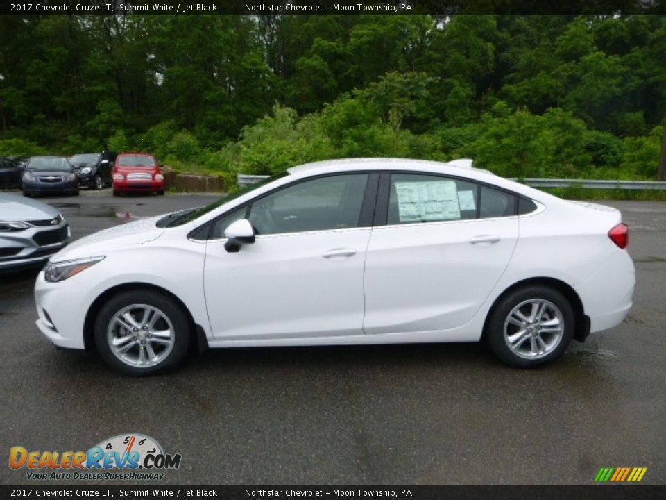 2017 Chevrolet Cruze LT Summit White / Jet Black Photo #2