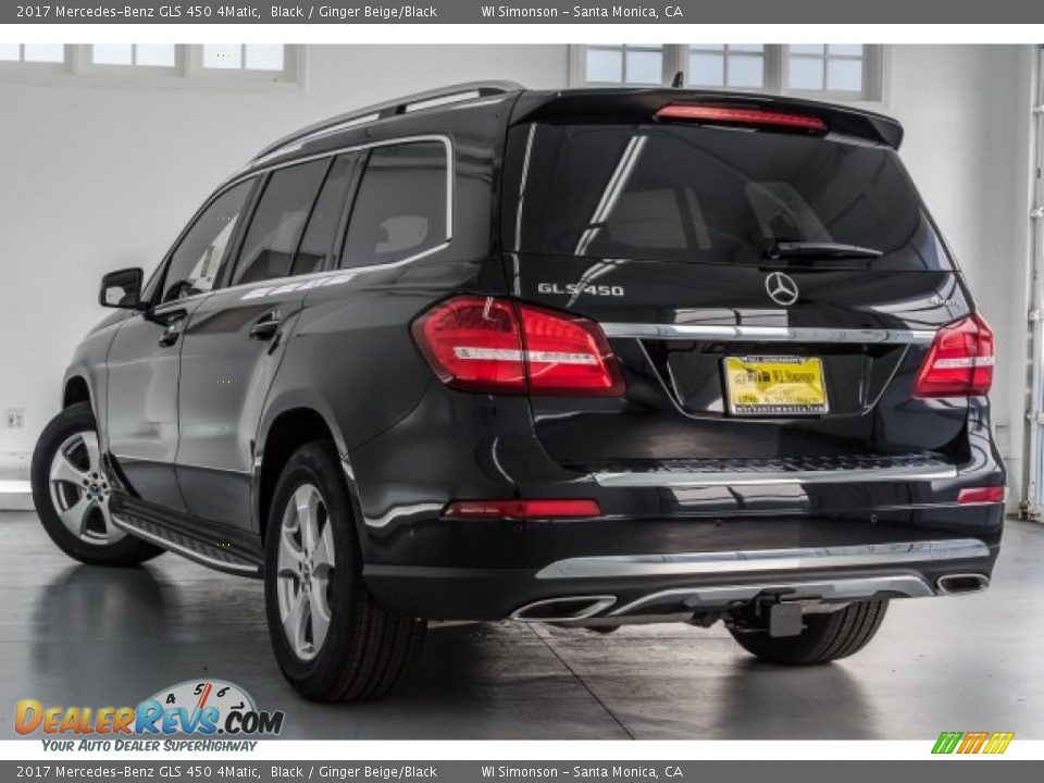 2017 Mercedes-Benz GLS 450 4Matic Black / Ginger Beige/Black Photo #3