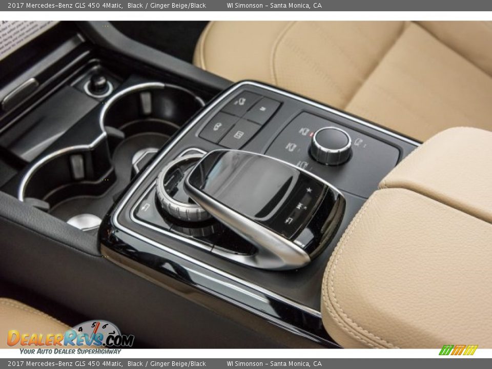 2017 Mercedes-Benz GLS 450 4Matic Black / Ginger Beige/Black Photo #6
