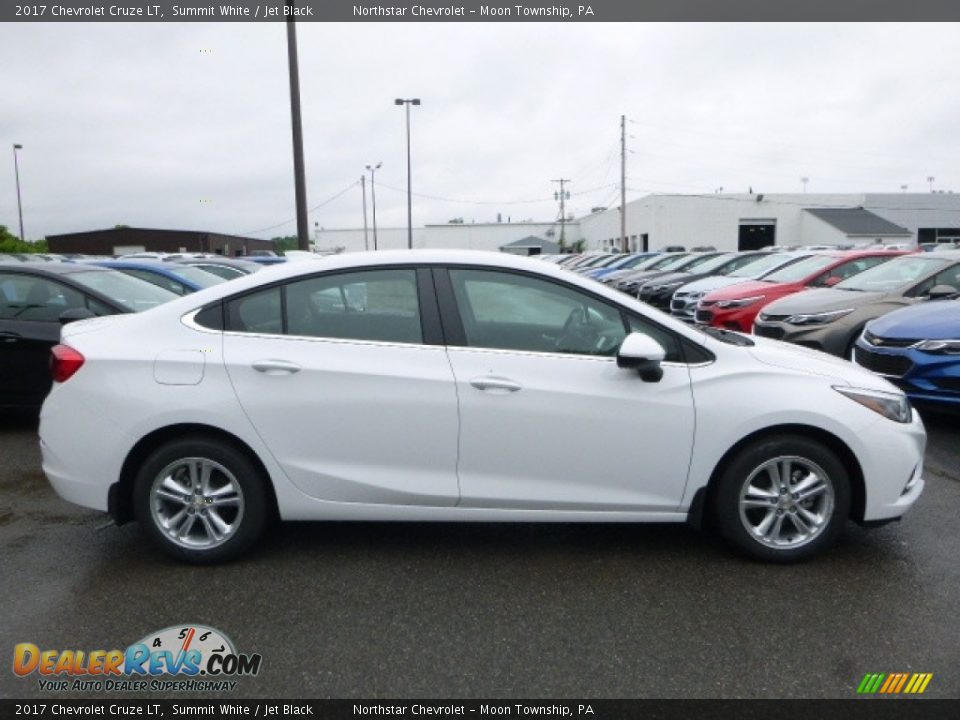 2017 Chevrolet Cruze LT Summit White / Jet Black Photo #6