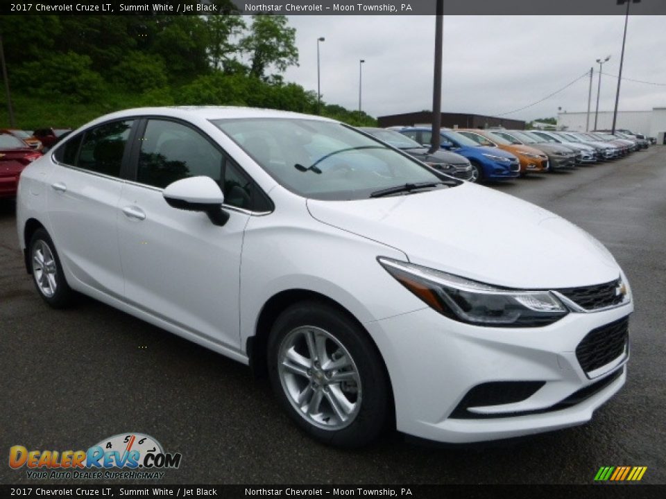 2017 Chevrolet Cruze LT Summit White / Jet Black Photo #7