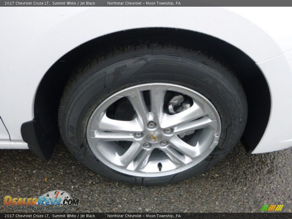 2017 Chevrolet Cruze LT Summit White / Jet Black Photo #9