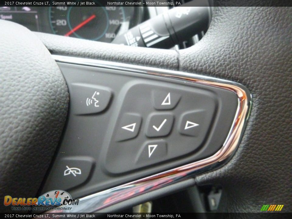 2017 Chevrolet Cruze LT Summit White / Jet Black Photo #20