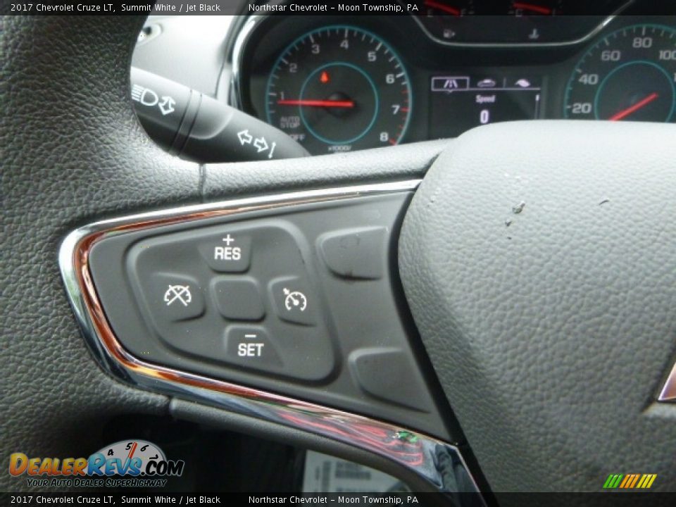 2017 Chevrolet Cruze LT Summit White / Jet Black Photo #21