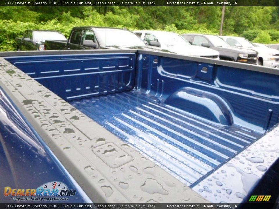 2017 Chevrolet Silverado 1500 LT Double Cab 4x4 Deep Ocean Blue Metallic / Jet Black Photo #12