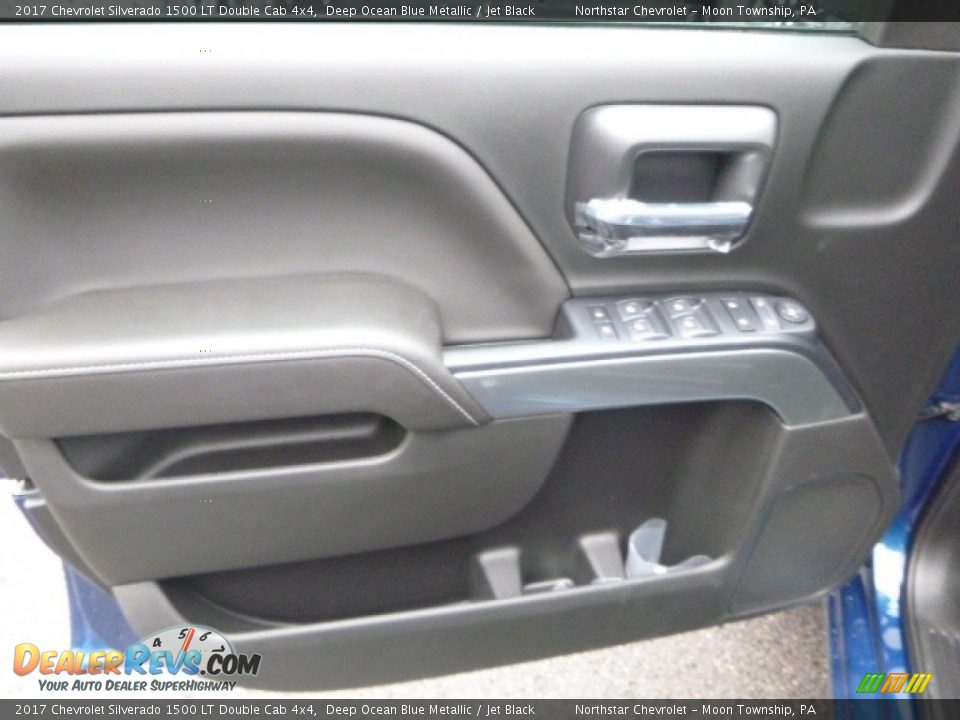 2017 Chevrolet Silverado 1500 LT Double Cab 4x4 Deep Ocean Blue Metallic / Jet Black Photo #15
