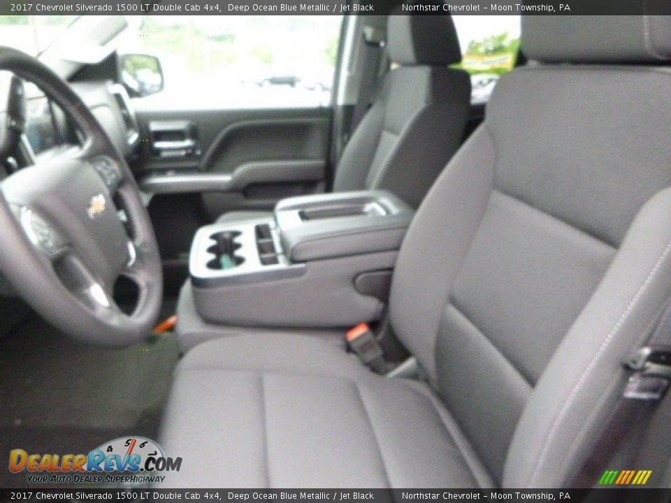2017 Chevrolet Silverado 1500 LT Double Cab 4x4 Deep Ocean Blue Metallic / Jet Black Photo #16