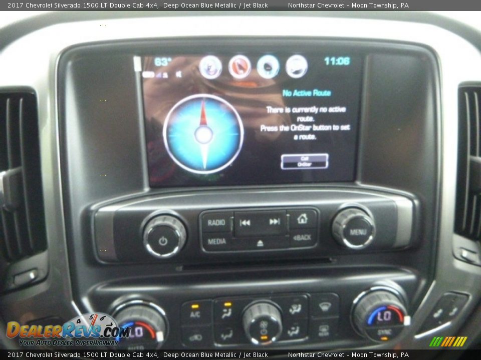 2017 Chevrolet Silverado 1500 LT Double Cab 4x4 Deep Ocean Blue Metallic / Jet Black Photo #18
