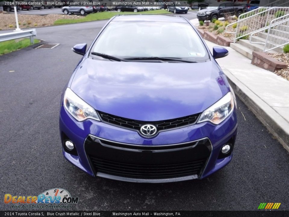 2014 Toyota Corolla S Blue Crush Metallic / Steel Blue Photo #5