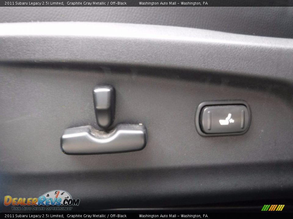 2011 Subaru Legacy 2.5i Limited Graphite Gray Metallic / Off-Black Photo #16