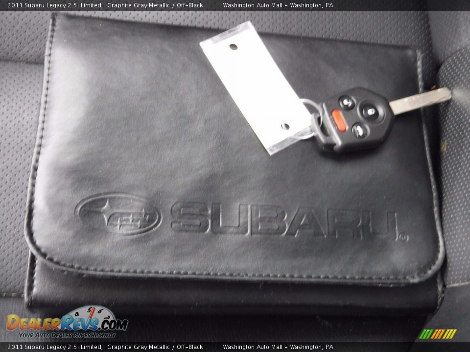 2011 Subaru Legacy 2.5i Limited Graphite Gray Metallic / Off-Black Photo #23