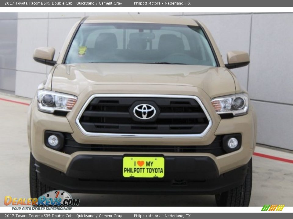 2017 Toyota Tacoma SR5 Double Cab Quicksand / Cement Gray Photo #2