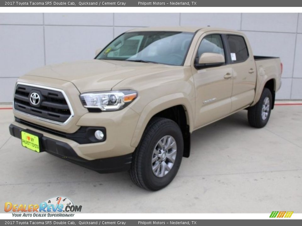 2017 Toyota Tacoma SR5 Double Cab Quicksand / Cement Gray Photo #3