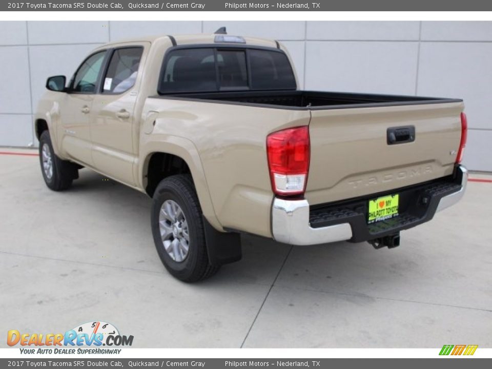 2017 Toyota Tacoma SR5 Double Cab Quicksand / Cement Gray Photo #5