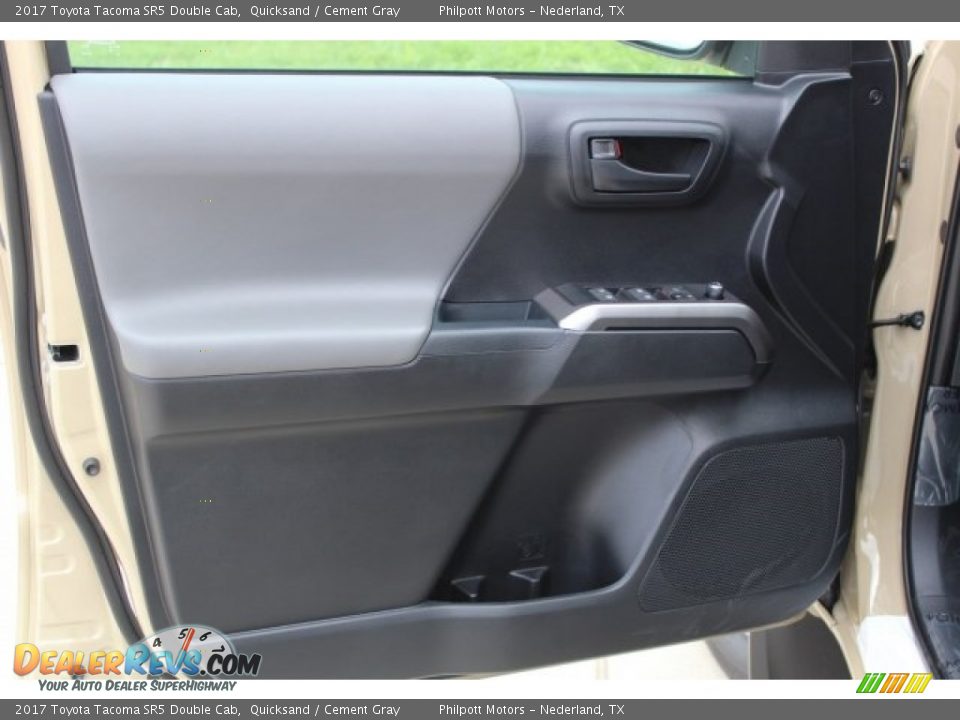 2017 Toyota Tacoma SR5 Double Cab Quicksand / Cement Gray Photo #7