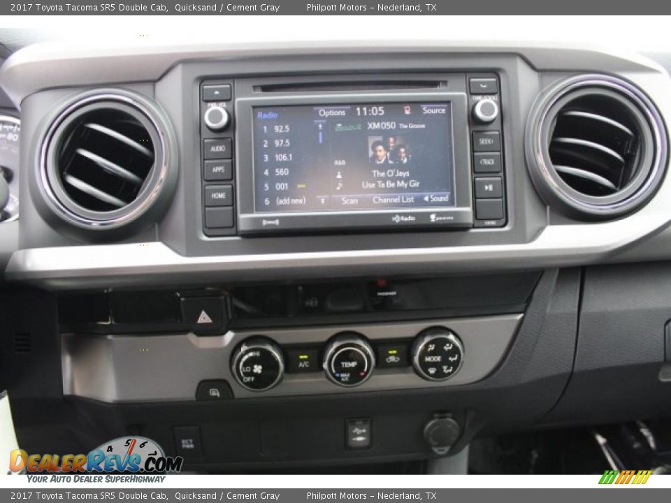 2017 Toyota Tacoma SR5 Double Cab Quicksand / Cement Gray Photo #11