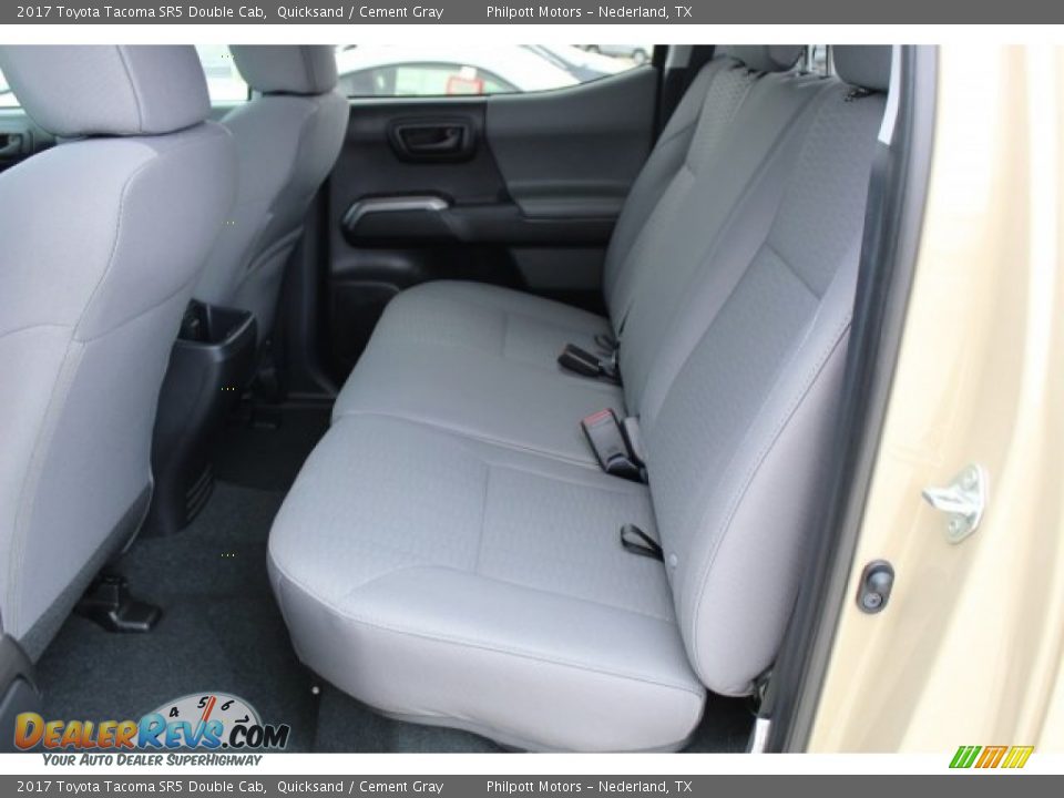 2017 Toyota Tacoma SR5 Double Cab Quicksand / Cement Gray Photo #15