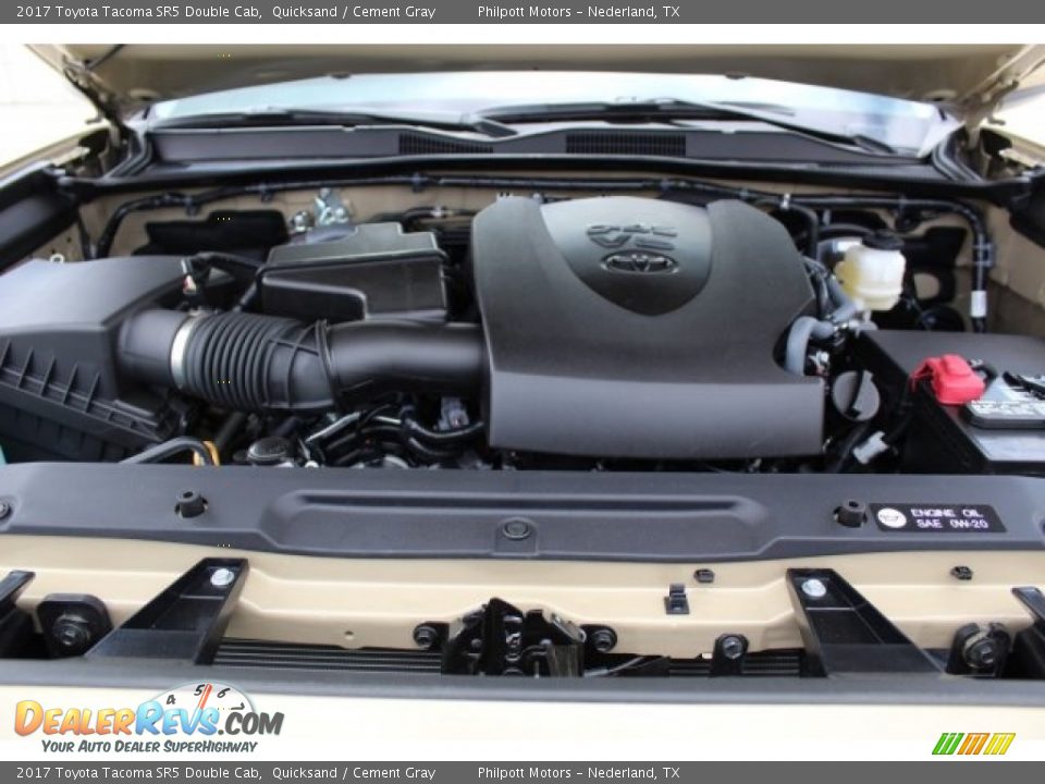2017 Toyota Tacoma SR5 Double Cab Quicksand / Cement Gray Photo #19