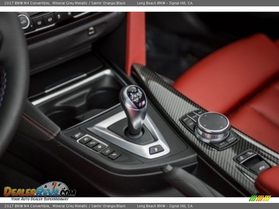 2017 BMW M4 Convertible Mineral Grey Metallic / Sakhir Orange/Black Photo #7