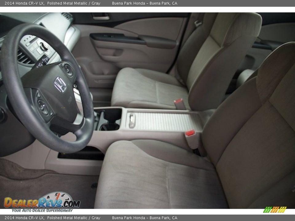 2014 Honda CR-V LX Polished Metal Metallic / Gray Photo #3
