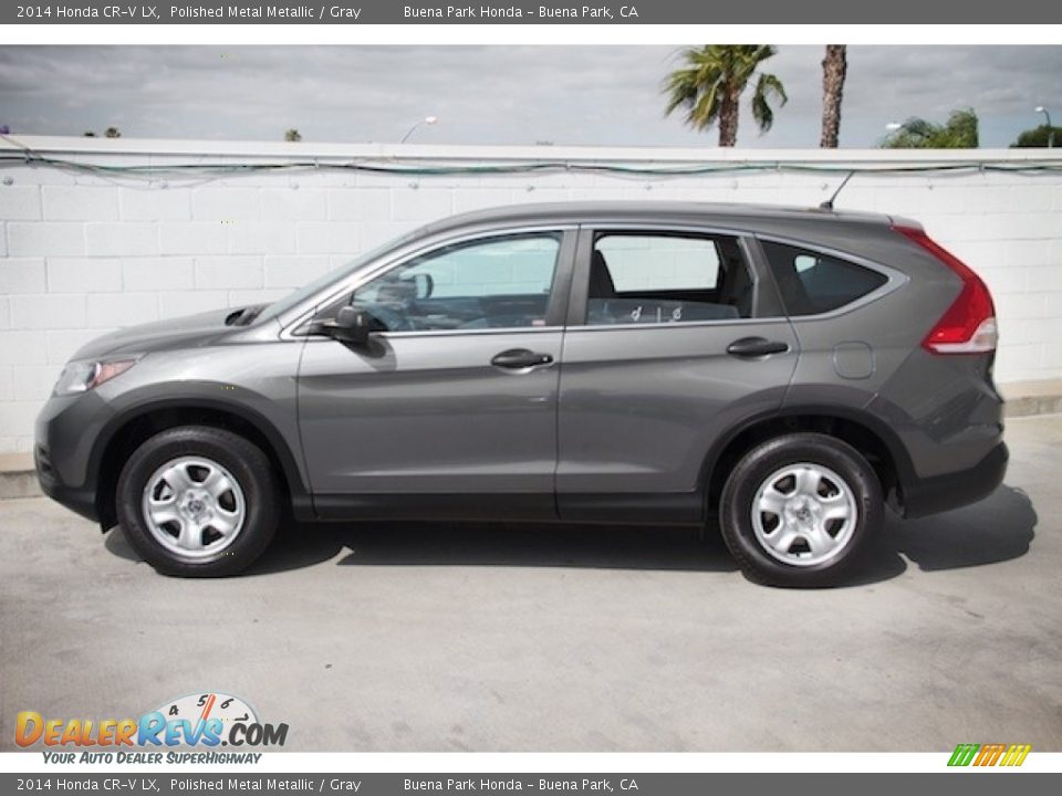 2014 Honda CR-V LX Polished Metal Metallic / Gray Photo #8