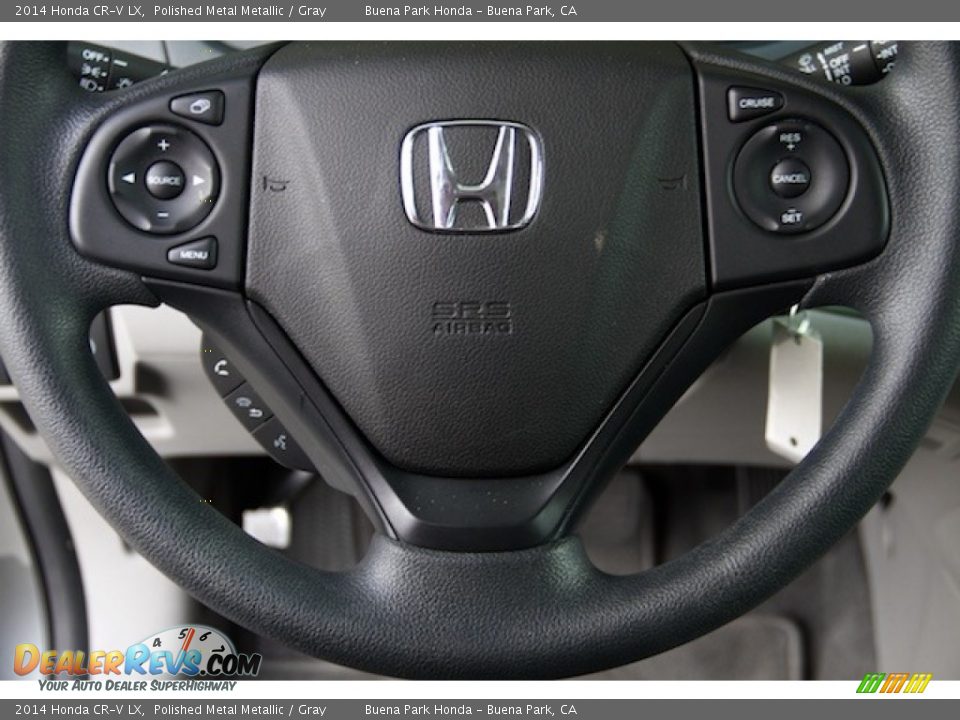 2014 Honda CR-V LX Polished Metal Metallic / Gray Photo #11