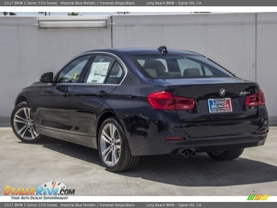 2017 BMW 3 Series 330i Sedan Imperial Blue Metallic / Venetian Beige/Black Photo #3