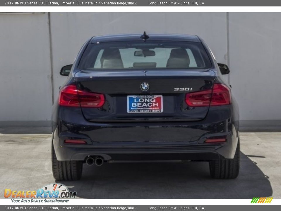 2017 BMW 3 Series 330i Sedan Imperial Blue Metallic / Venetian Beige/Black Photo #4