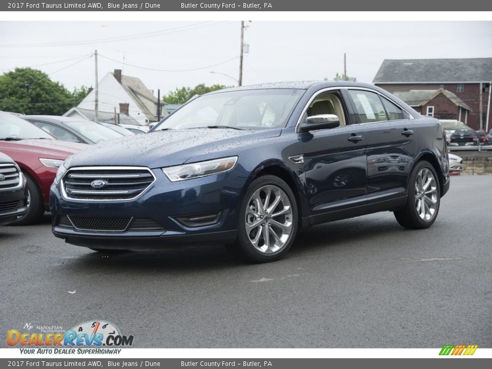 2017 Ford Taurus Limited AWD Blue Jeans / Dune Photo #1