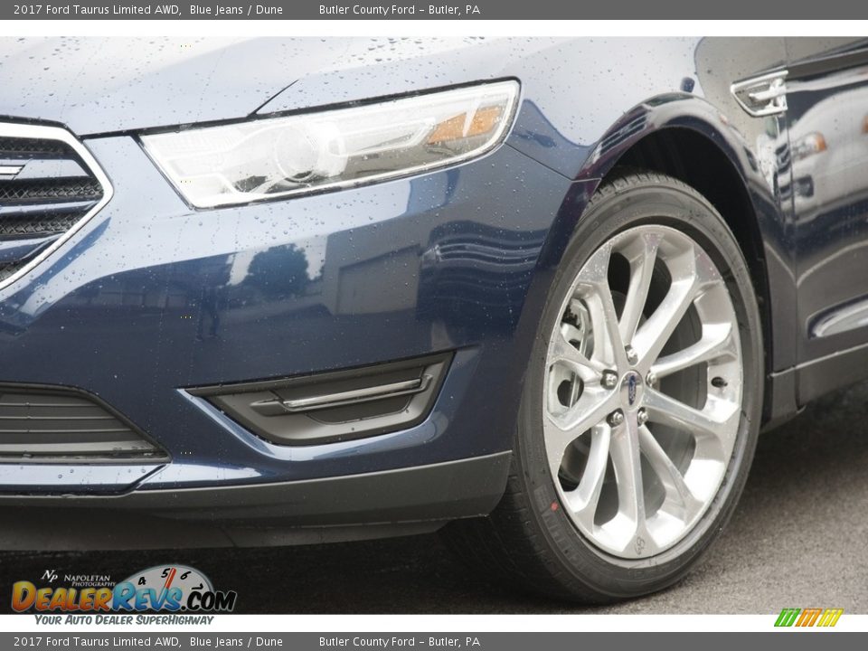 2017 Ford Taurus Limited AWD Blue Jeans / Dune Photo #2