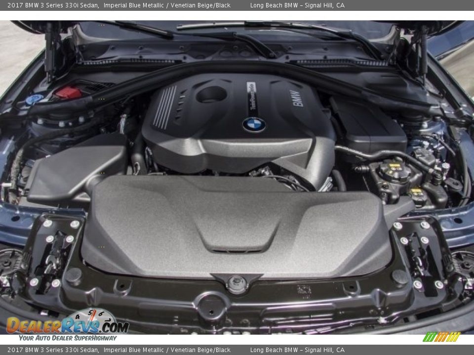 2017 BMW 3 Series 330i Sedan Imperial Blue Metallic / Venetian Beige/Black Photo #8