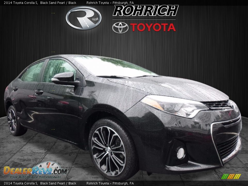 2014 Toyota Corolla S Black Sand Pearl / Black Photo #1
