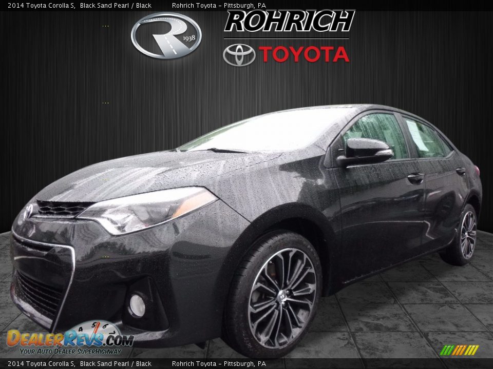 2014 Toyota Corolla S Black Sand Pearl / Black Photo #3