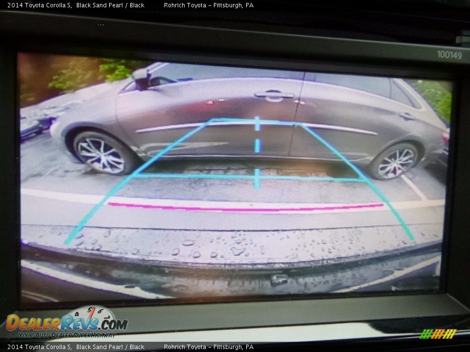 2014 Toyota Corolla S Black Sand Pearl / Black Photo #8