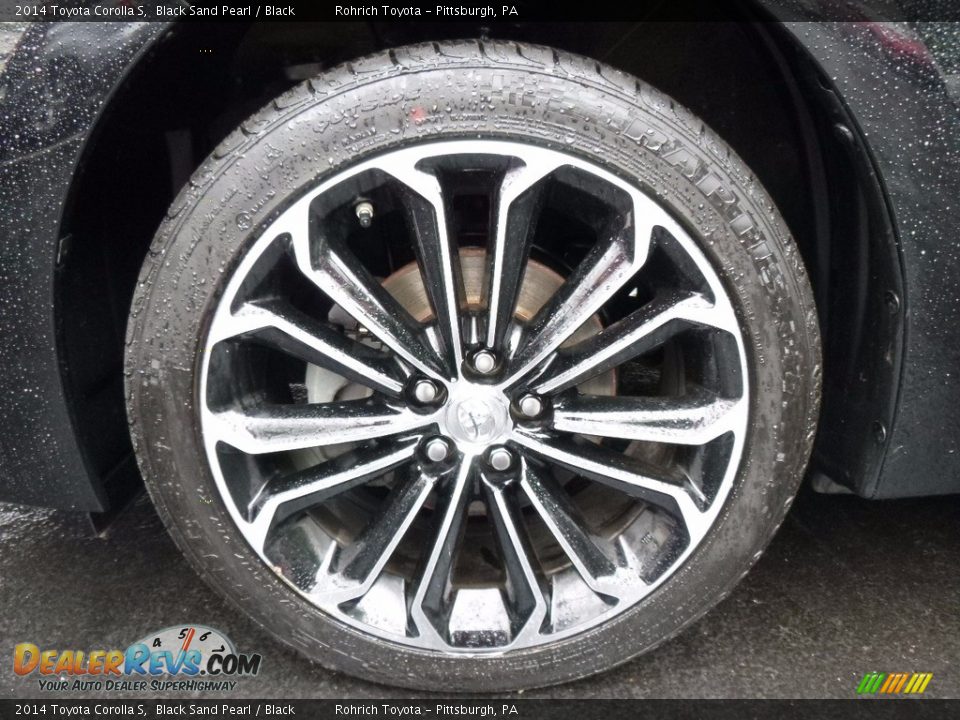 2014 Toyota Corolla S Black Sand Pearl / Black Photo #15
