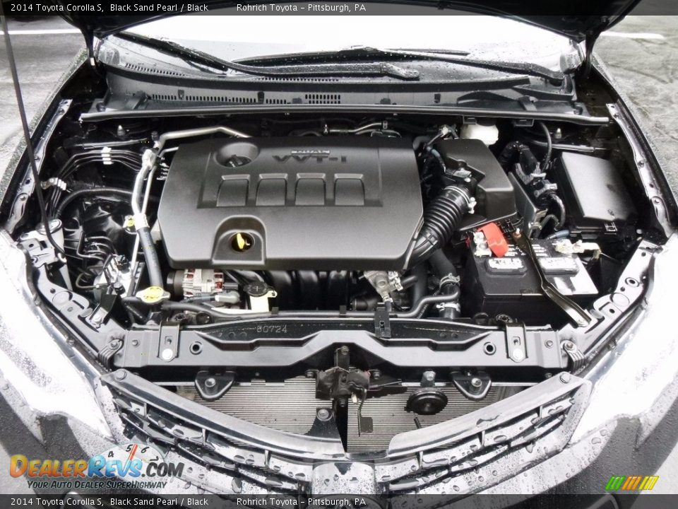 2014 Toyota Corolla S Black Sand Pearl / Black Photo #16